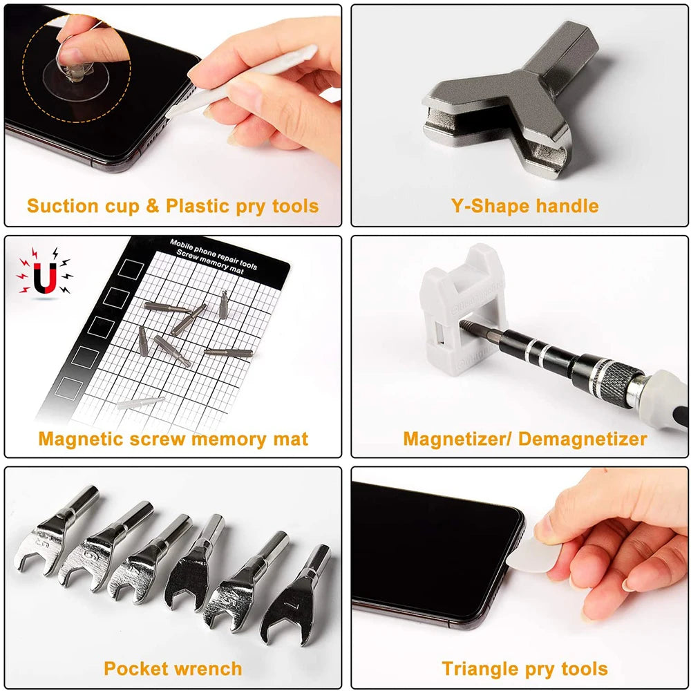 135 in 1 Magnetic Screwdriver Kit Precision Screw Driver Set with Case Computer,Phone,Laptop,iPad Repair Hand Tools Kits