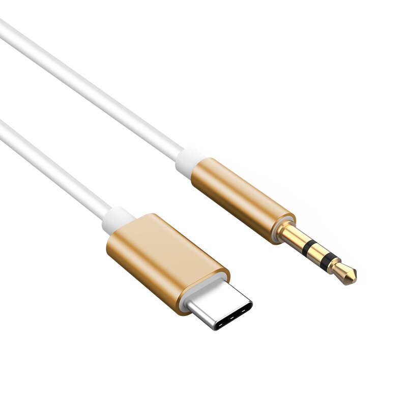 USB C to 3.5 MM Jack AUX Cable DAC Type-C Audio Cabel for Car Speaker Headphone Auxiliary Adapter For Huawei Sumsang Xiaomi Vivo