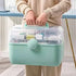 Large Capacity Family Medicine Organizer Box Portable Medicine Storage First Aid Kit Boxes Organizers Plastic Organizing Home