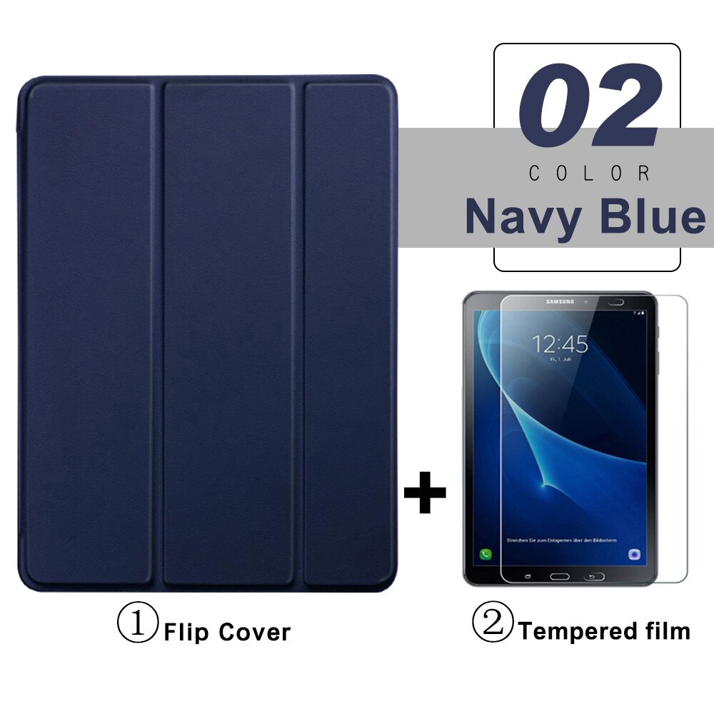 Flip Tablet Case For Samsung Galaxy Tab A A6 10.1'' T580 Funda Leather Smart Cover For Tab A8 10.5 X200 A7 Lite T220 Folio Capa