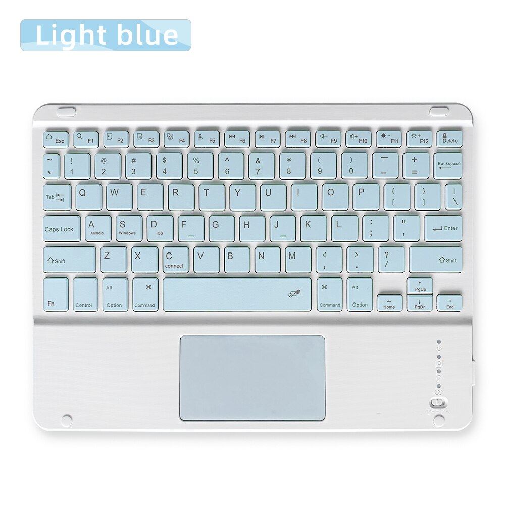 Touchpad Wireless Keyboard and Mouse Combo For iPad Samsung Xiaomi Huawei Ultra Thin Protable Mini Bluetooth Keyboard Laptop, PC