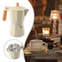 Moka Pot Stovetop Espresso Maker 3/6 Cup Coffee Maker With Solid Wood Handle Classic Italian Style Manual Coffee Machine Makers