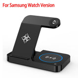 4 In 1 Foldable Fast Wireless Charging Station For iPhone 14 13 12 Apple Watch 7/6 Samsung S22 S21 Galaxy Watch Chargers Stand