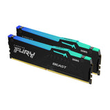 Kingston FURY Beast DDR5 RGB 8GB 16GB 32GB 4800 5200 5600 6000 MHz Desktop AMD Intel CPU Motherboard Memory RAMs 288 PIN 1.1V