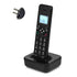 D1102B Fixed Landline Wireless Telephone Stylish with Multi Languages Caller Display Backlit and Number Storage