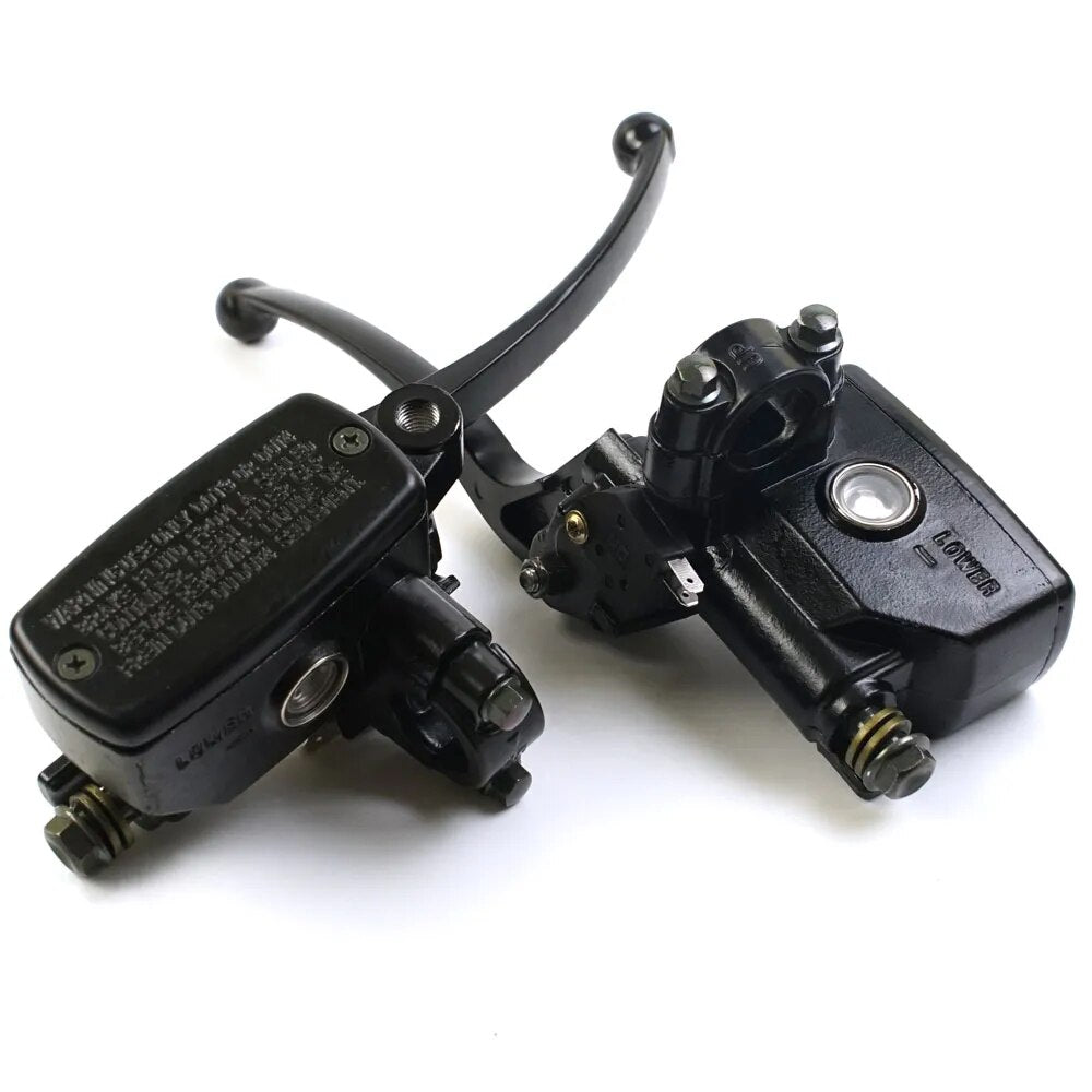 Universal 16mm Black 7/8" 22mm Motorcycle Front Brake Clutch Master Cylinder Motorbike Hydraulic Pump Motorbike Brake Lever