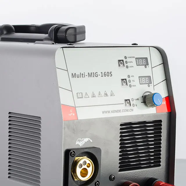 KENDE Portable MIG MAG TIG MMA Inverter CO2 Gas Gasless Soldadura Welding Machine Mig Welders Multi MIG-160s