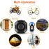 WSDCAM Bike Alarm Wireless Waterproof Bicycle Vibration Alarm USB Charging Remote Control Motorcycle Alarm Security Protection