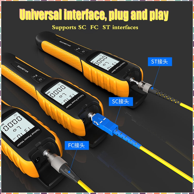 Optical Power Meter MINI 5G Meter Optical Light Source Optical Fiber Power MeterFiber Optic Equipment Fiber Optic Tester free