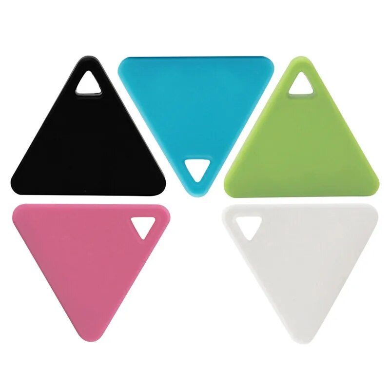 Triangle Solid Color Pet Gps Locator Bluetooth-Enabled Dog Tracker Smart Anti-Loss Key Finder A Tracker In Case Kids Get Lost