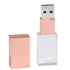Crystal with Box USB Flash Drive 64GB Free Custom Logo Pendrive 32GB Father's Day Gift USB 2.0 Memory Stick 16GB Pen Drive 8GB
