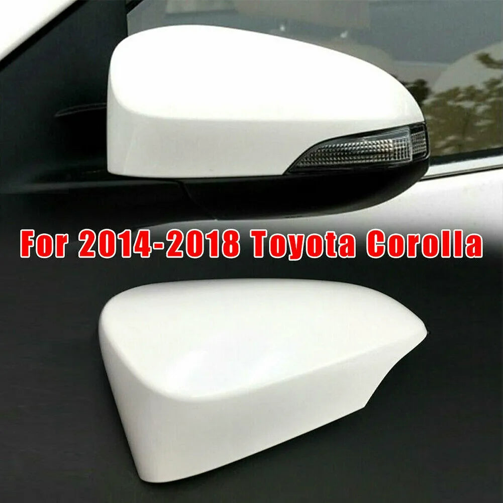 1pc Left For Toyota For Yaris 2012-2020 Rear View Mirror Case Cover Passenger Side Wing Door Mirror Cover Cap