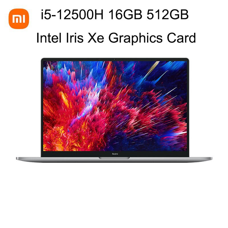 Xiaomi RedmiBook Pro 15 Laptop 15.6 Inch 3.2K 90Hz Notebook Intel i5-12450H/i5-12500H 16GB 512GB Intel Iris Xe Graphics Netbook