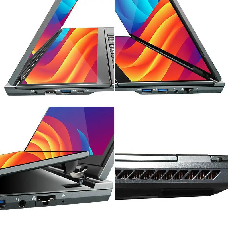 Dual Screen Laptop ZenBook 16 inch Notebook 2K Touch Display Core i7-10750H 8/16/32GB DDR4 512GB/1TB/2TB SSD Win 11 Laptops