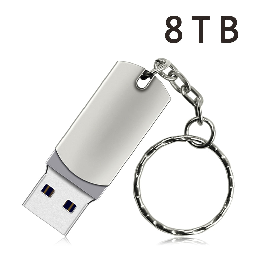 New USB 3.0 Pendrive 4TB High Speed Flash Metal Pen Drive 16TB 8TB 6TB Portable Waterproof U Disk Stick Mini SSD Memoria Pen USB