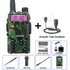 BaoFeng UV 5R Walkie-Talkie Dualband Long Range Two Way Radio For Hunting Portable FM cb Radio Stations Transceiver Wireless Set