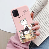 Soft Case For Samsung Galaxy Note 10 Lite Phone Cover Cute Flowers Butterfly Fundas TPU Coque For Samsung Note 10 Lite Bumper