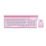 Wireless keyboard and mouse set Charging office mute key and mouse set