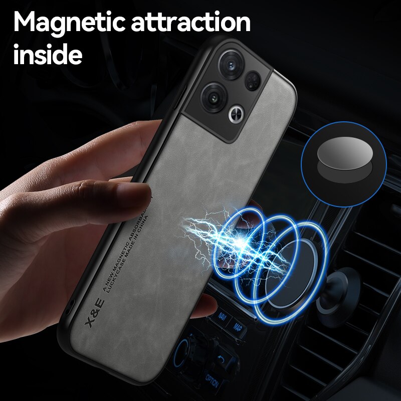 Case For OPPO Reno8 Case Leather Silicone Cover For OPPO Reno 8 Pro Phone Case OPPO Reno8 Pro Cover