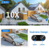 LMAKOOK 4K 8MP Dual Lens Outdoor Camera 180 Ultra Wide View Angle Panoramic Fixed IP Camera AI Human Detection Security Camera