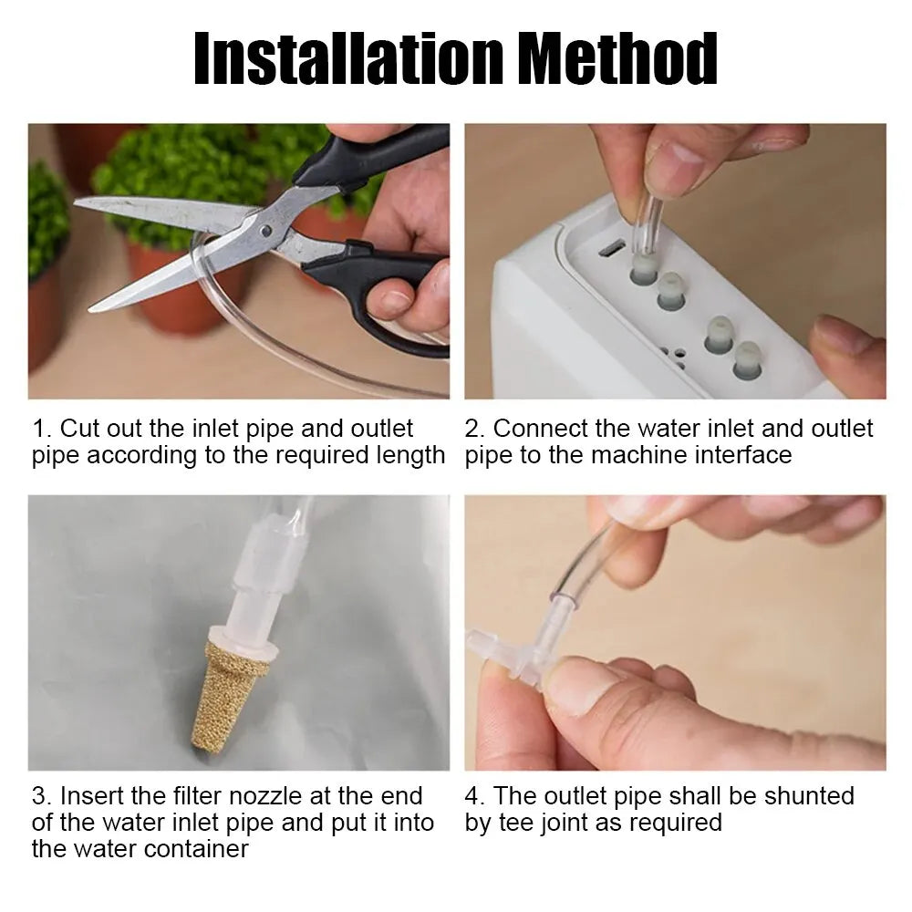 Intelligent Automatic Solar Energy Watering Device for Plants Timer System Garden Drip Irrigation Device Double Pump Controller