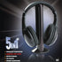 Wireless Headset TV 5-in-1 Headset Computer Game RF Wireless Headset Wireless Headset Stereo Headphone for IPod MP3 FM TV PC