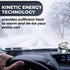 Portable Kinetic Mini Heater Car Air Freshener Solar Powered Double Ring Rotating Air Cleaner Perfume Fragrance Diffuser