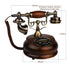 Retro Solid Wood Telephones Resin Digital Button Dial Phone And Rotary Dial Corded Nostalgic Landline for Home Vintage Decorativ
