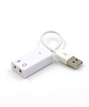 7.1 External USB Sound Card Jack 3.5mm USB Audio Adapter Earphone Micphone Sound Card for Macbook Computer Laptop PC