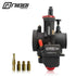 NIBBI 2T 4T Carburetor PWK24/26/28/30/32/34/36/38/40mm Motorcycle Carb with Carb Jets for YAMAHA KAWASAKI SUZUKI Dirt Bike