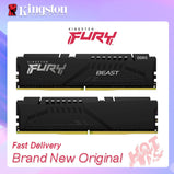 Kingston FURY Beast DDR5 8GB 16GB 32GB 4800 5200 5600 6000 MHz Desktop AMD Intel CPU Motherboard RAMs 288 PIN 1.1V EXPO XMP 3.0