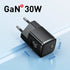 Baseus 30W GaN Charger PD Fast Charger Type C Charger PD3.1 QC3.0 PPS Phone Charger For iPhone 14 13 12 11 Pro Max Tablets