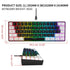 1Set Wired Gaming Keyboard and Mouse Combo 61 Key Rainbow Backlit Keyboard with Multimedia Keys for Windows PC Gamers