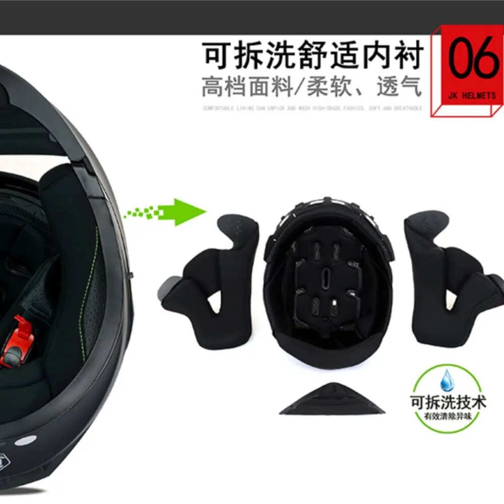 Flip Up Helmet Motorcycle Full Face Modular Helmet Casco Moto Helmet DOT Approved Capacete De Moto Men Women Double Lens Casque