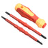 2-Piece Screwdriver Set With Magnet Insulated Handle Ergonomic Design Hexagon Socket Interface 15.8cm Length Hand Tools