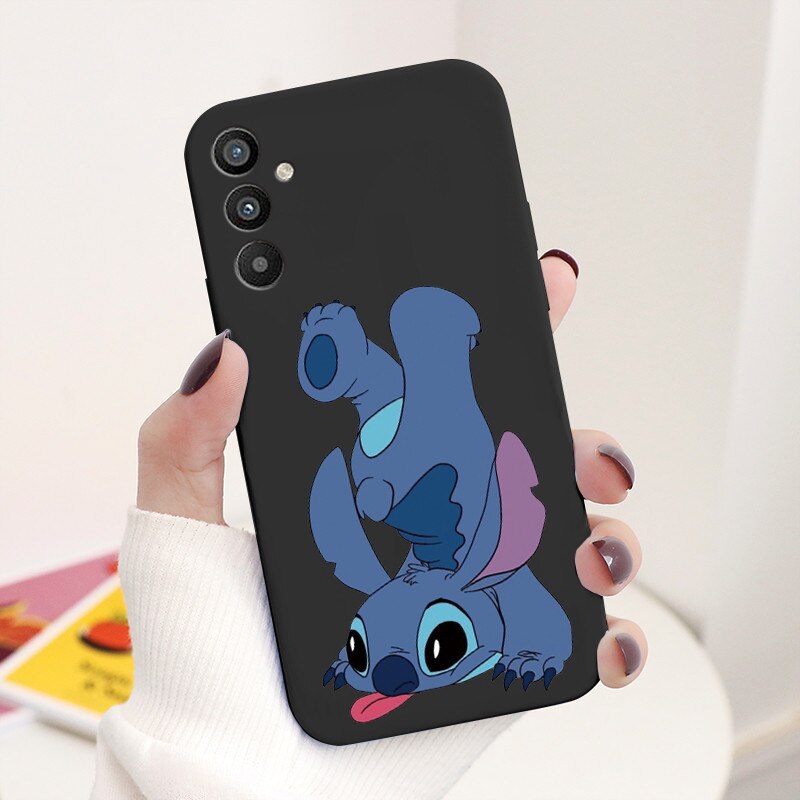 For Samsung Galaxy A34 5G Case 6.5" Soft TPU Back Cover Cute Stitch Lilo Disney Coque For Samsung A 34 A34 SM-A346E Funda Bumper