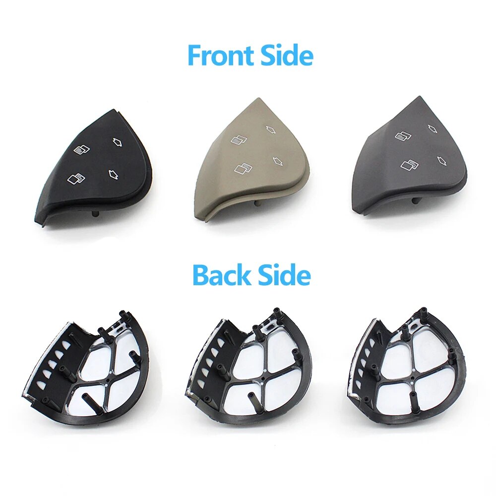 LHD RHD Car Steering Wheel Switch Control Button Trim Cover For Mercedes Benz E Class W211 E320 E350 E550 2003-2006