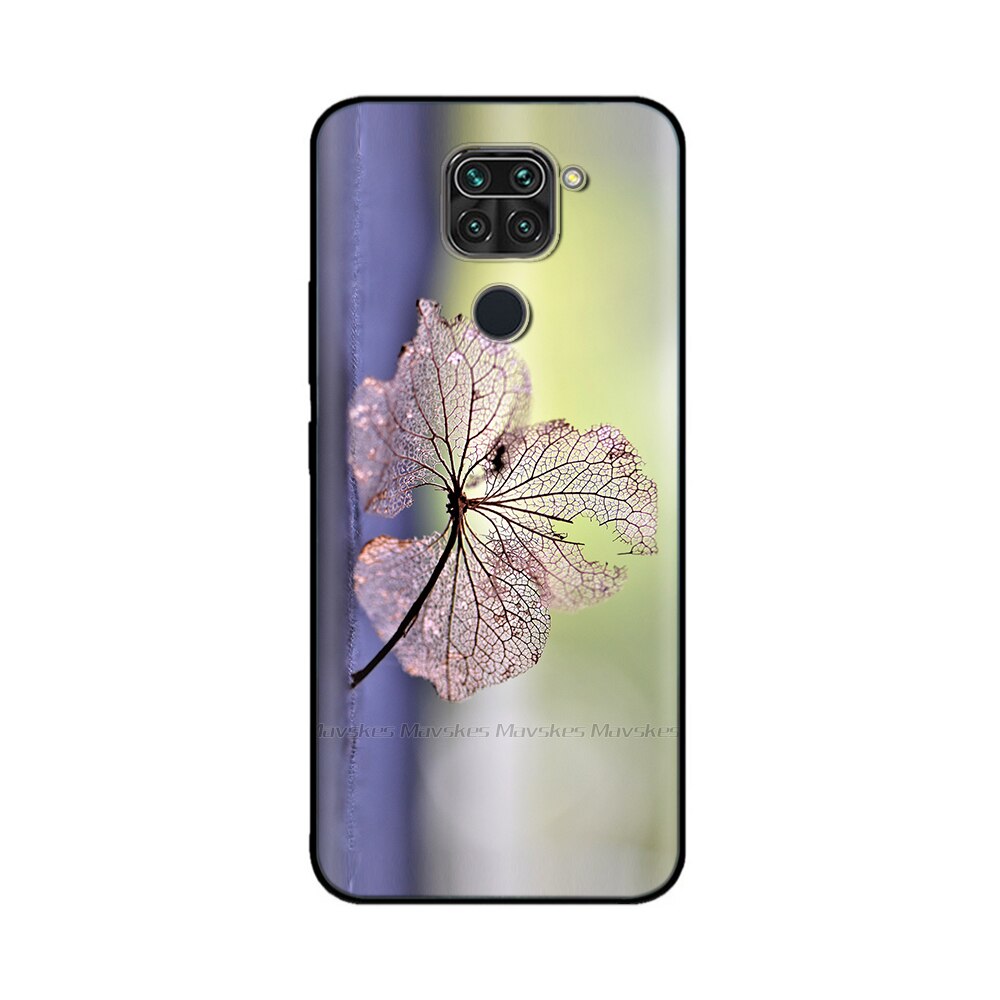 For Xiaomi Redmi Note 9 4G Case Cute Flower Painted Soft Silicone Phone Back Cover for Xiaomi Redmi Note 9 Note9 Cases Coque