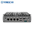 YINGCHI Intel Celeron J4125/N5095 Pentium J6426 Fanless Soft Router Mini PC 4x 2.5G LAN HD and VGA  Ports Firewall Appliance