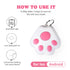 Wireless Bluetooth-compatible Pet Tracer Smart Anti Lost Keychain Dog Cat Locator GPS Kids Alarm Tag Finder Key Collar Tracker A