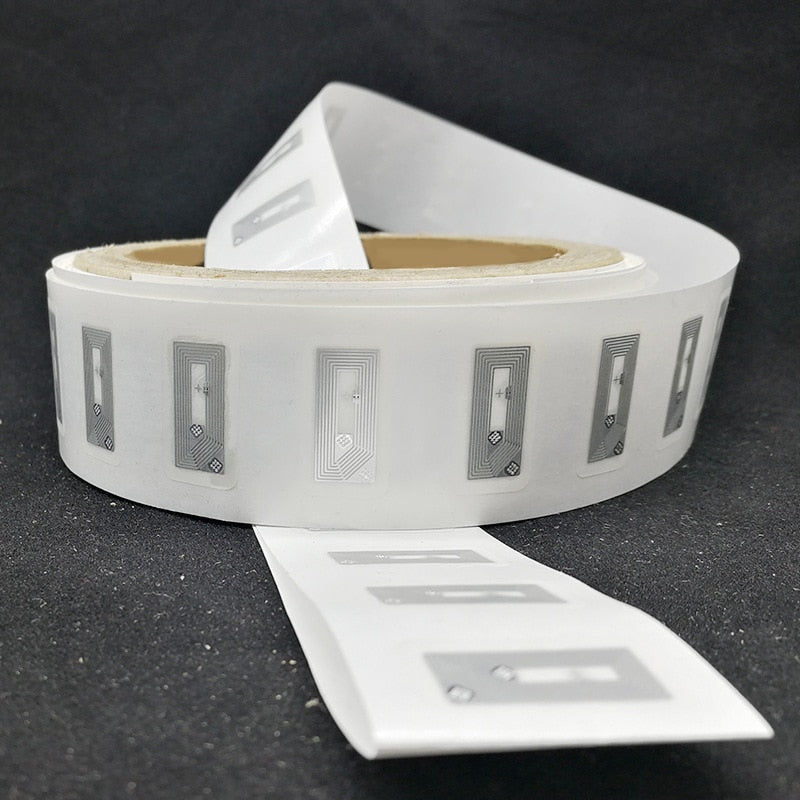NFC Tag Rfid Sticker for All Phone Square Chip 13.56MHz Programable Blank Label Universal  Protocol ISO14443A 213 Cards 5/50/100