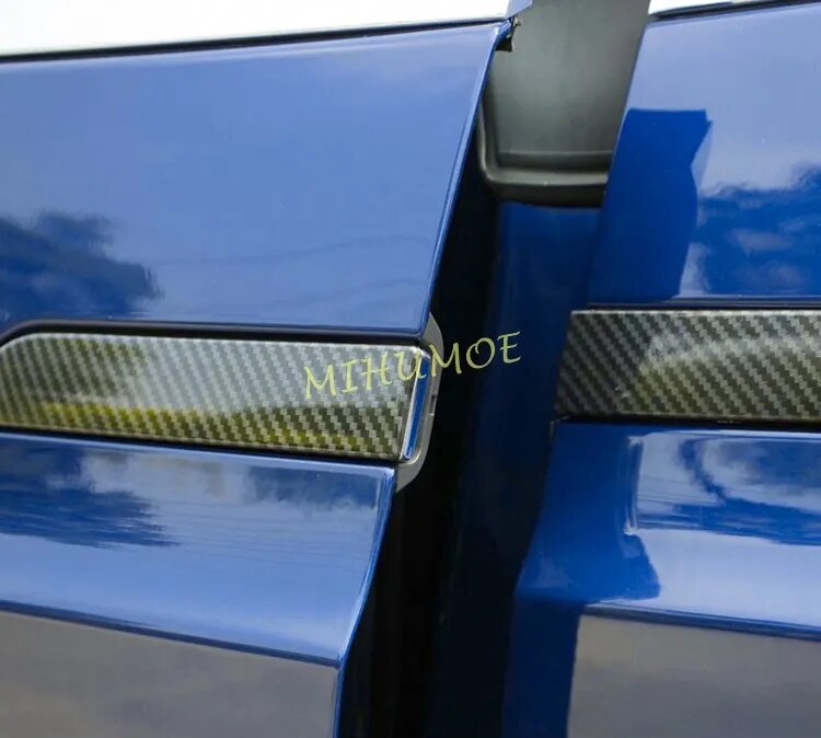 For Tesla Model X 2016-2023 Carbon Fiber Door Handle Cover Trims Protect Accessories