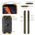 Ulefone Armor X6 Pro Rugged Phone Cellphone IP68 Waterproof Android 12 Smartphone 5.0 Inch 4000mAh Mobile Phone 4GB 32GB MTK6761