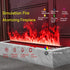 80CM Simulation Fire Flame Electric Fireplace Mist Decorative Intelligent Fireplace Humidifier Stove Household Flame Steam Stove