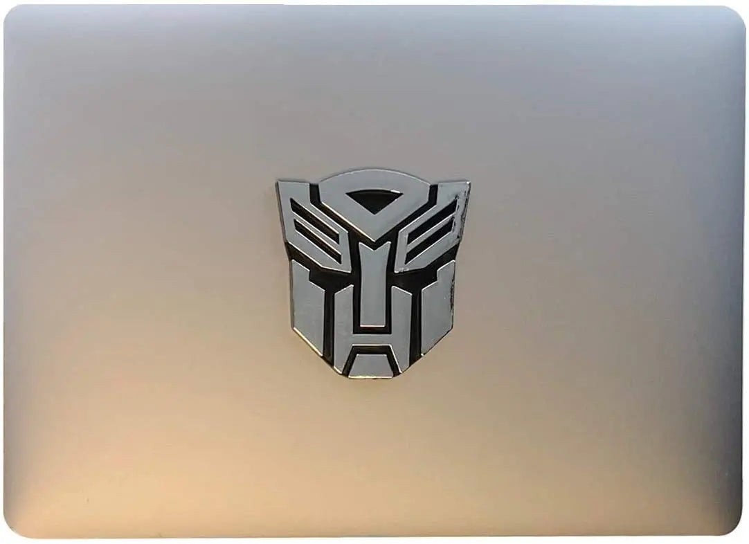 2 PCS Transformers Emblem - 3" Tall for Car Autobot Sticker Chrome Finish Auto Emblems Transformers