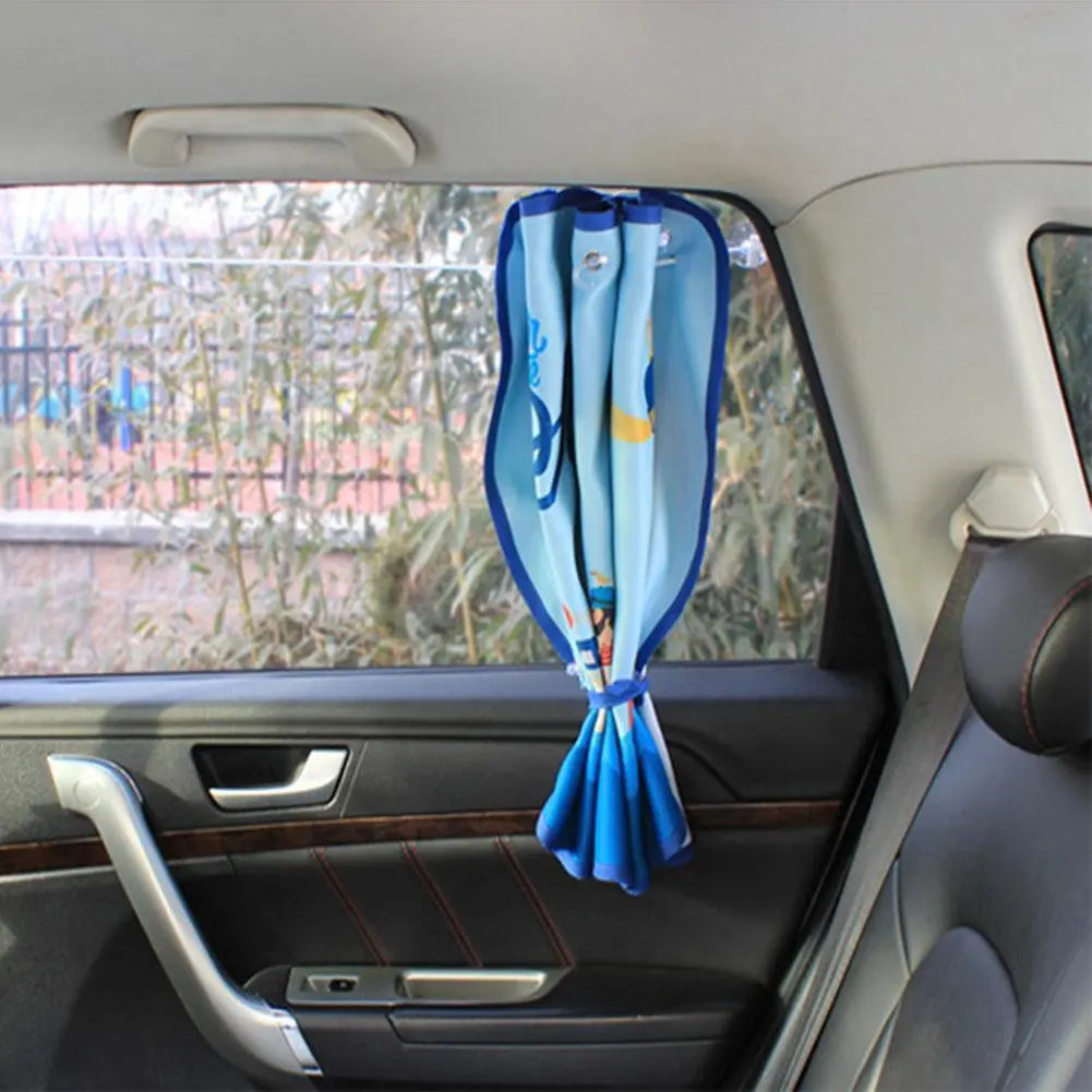 Car Sun Shade Car Cover Cartoon Rear Side Window Curtain Film Car Sunshade Visor Heat UV Protection for Baby Kid Children