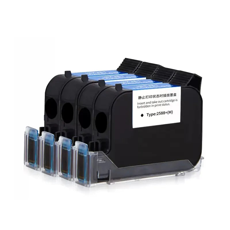 Replacement  1PCS JS12 JS12M 600DPI 12.7mm Handheld thermal inkjet Printer Fast Dry Eco Solvent Ink Cartridge