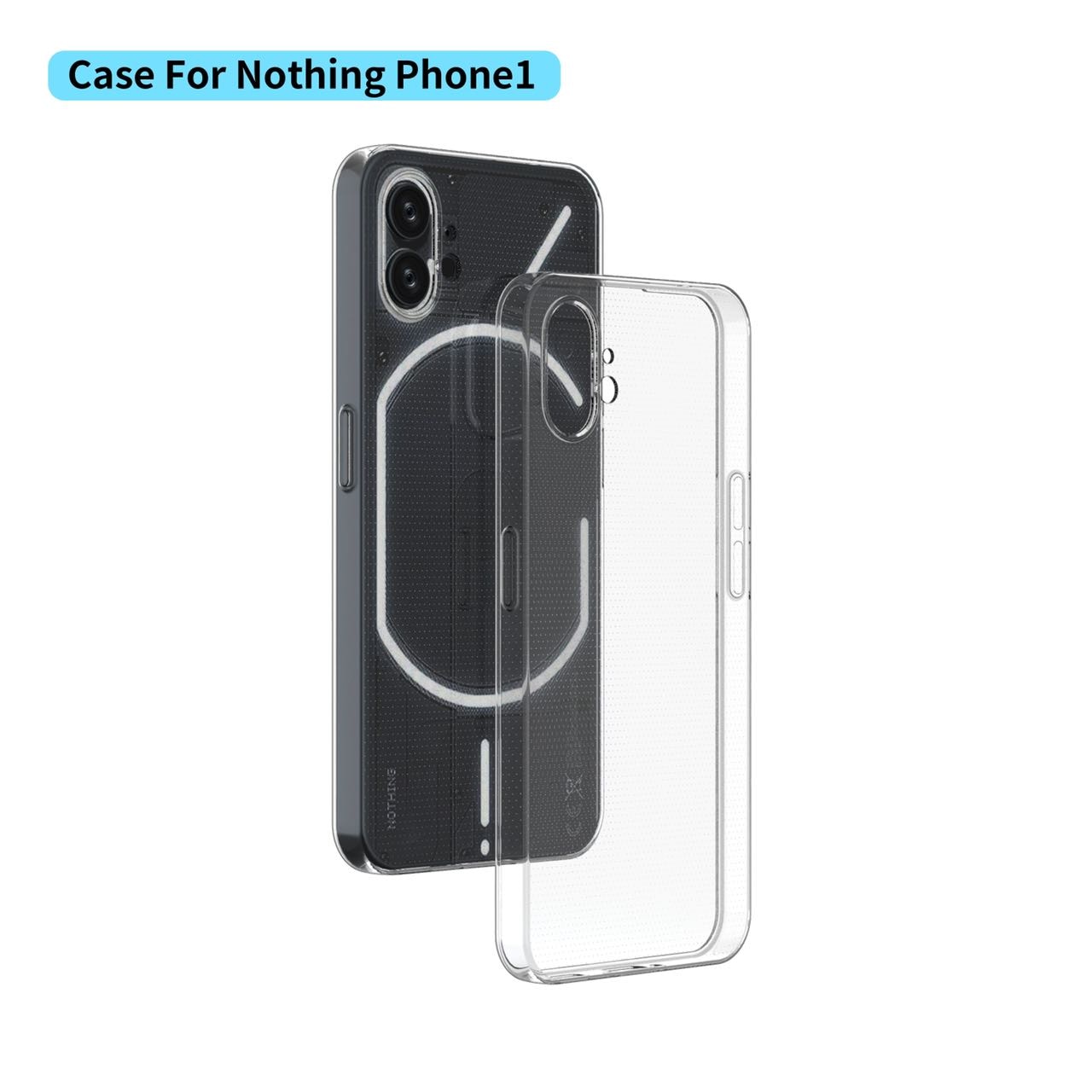 Super Thin Soft TPU Clear Case for Nothing Phone 1 Anti-Drop Cell Phone Bag Cover for Nothing Phone1 Cases