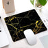 Marble Nordic Style Small Mouse Pad Computer Laptop Mousepad Rectangle Non-slip Rubber Base Deskpad Table Mat Desk Accessories