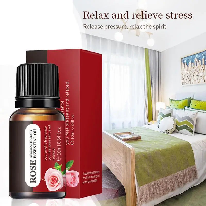 10ml Air Diffuser Oils Water-soluble Humidifier Oil Flower Plants Scented Oils For Home Car Office Aromatherapy Scented Oils